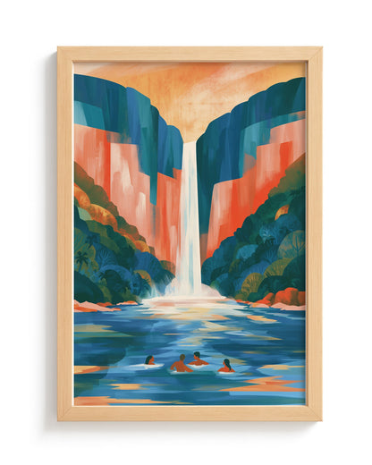 The Falls - Wood Frame