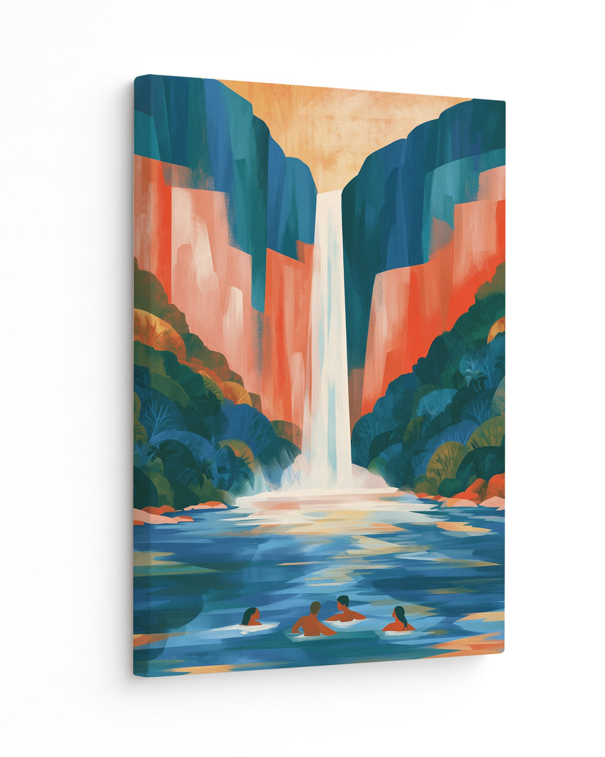 The Falls - Slim Canvas