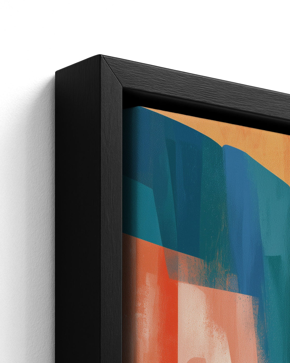 The Falls - Black Framed Canvas Detail