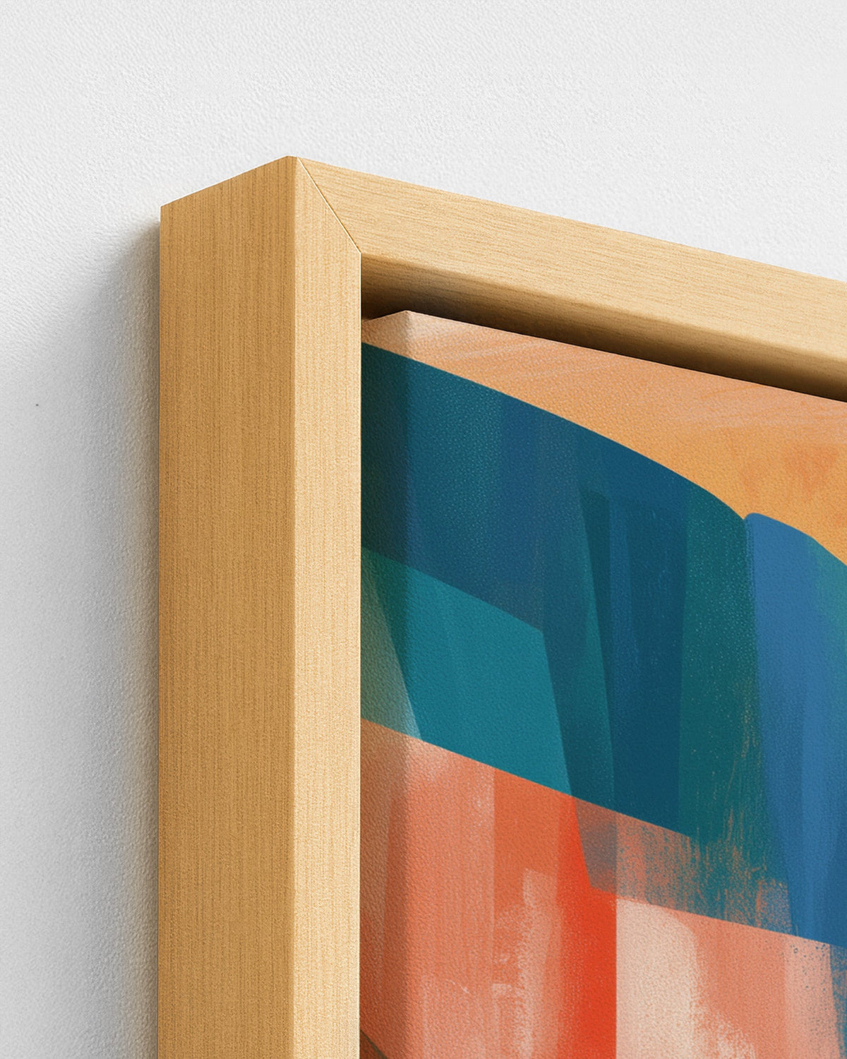 The Falls - Wood Framed Canvas Detail