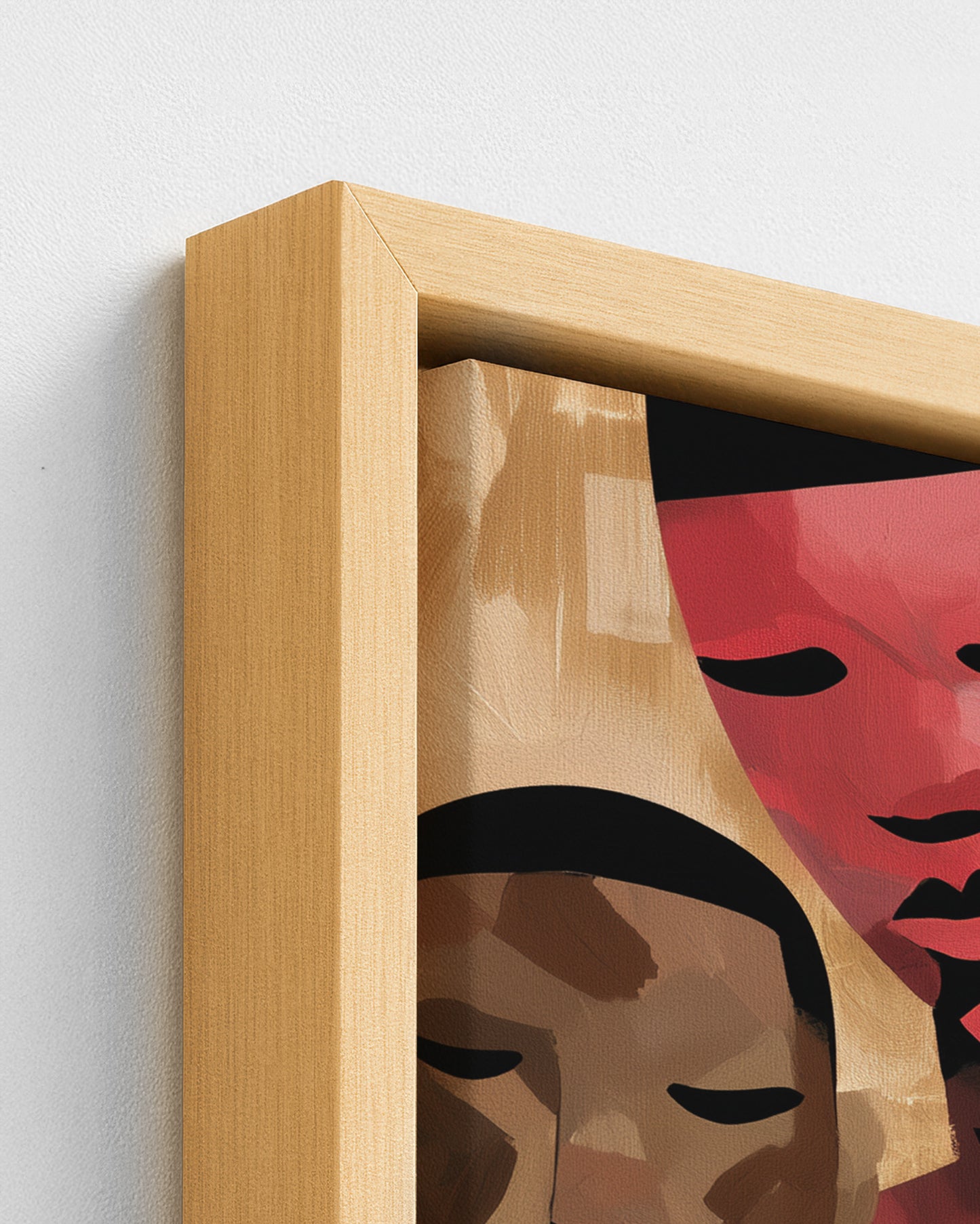 The Gathering - Wood Framed Canvas Detail