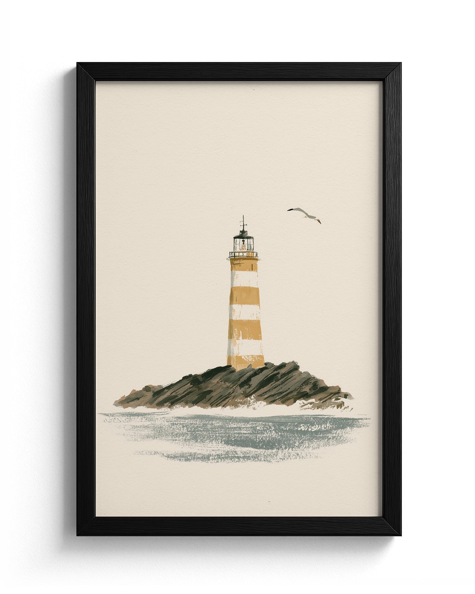 The Lighthouse - Black Frame Main