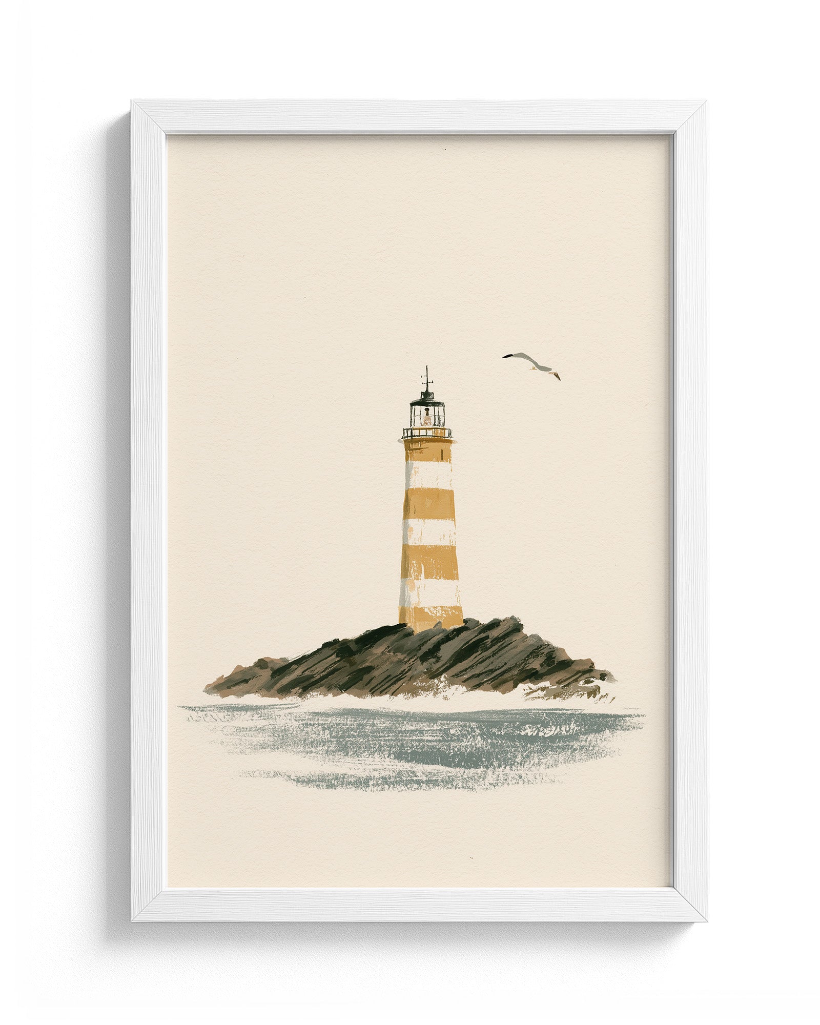 The Lighthouse - White Frame Main