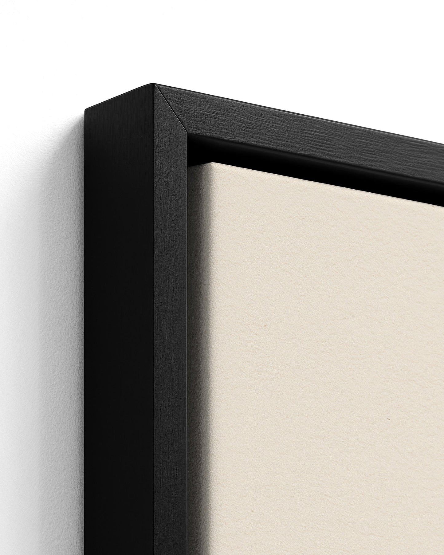 The Lighthouse - Black Framed Canvas Detail