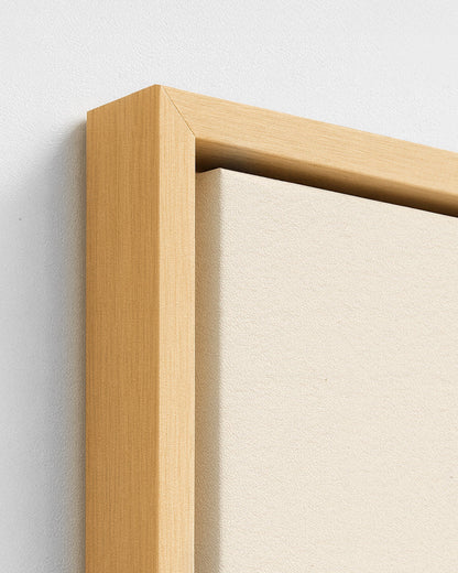 The Lighthouse - Wood Framed Canvas Detail