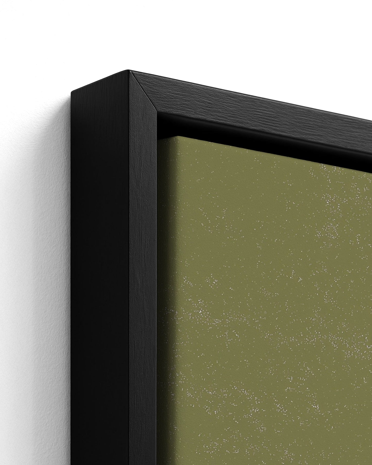 The Old Town - Black Framed Canvas Detail