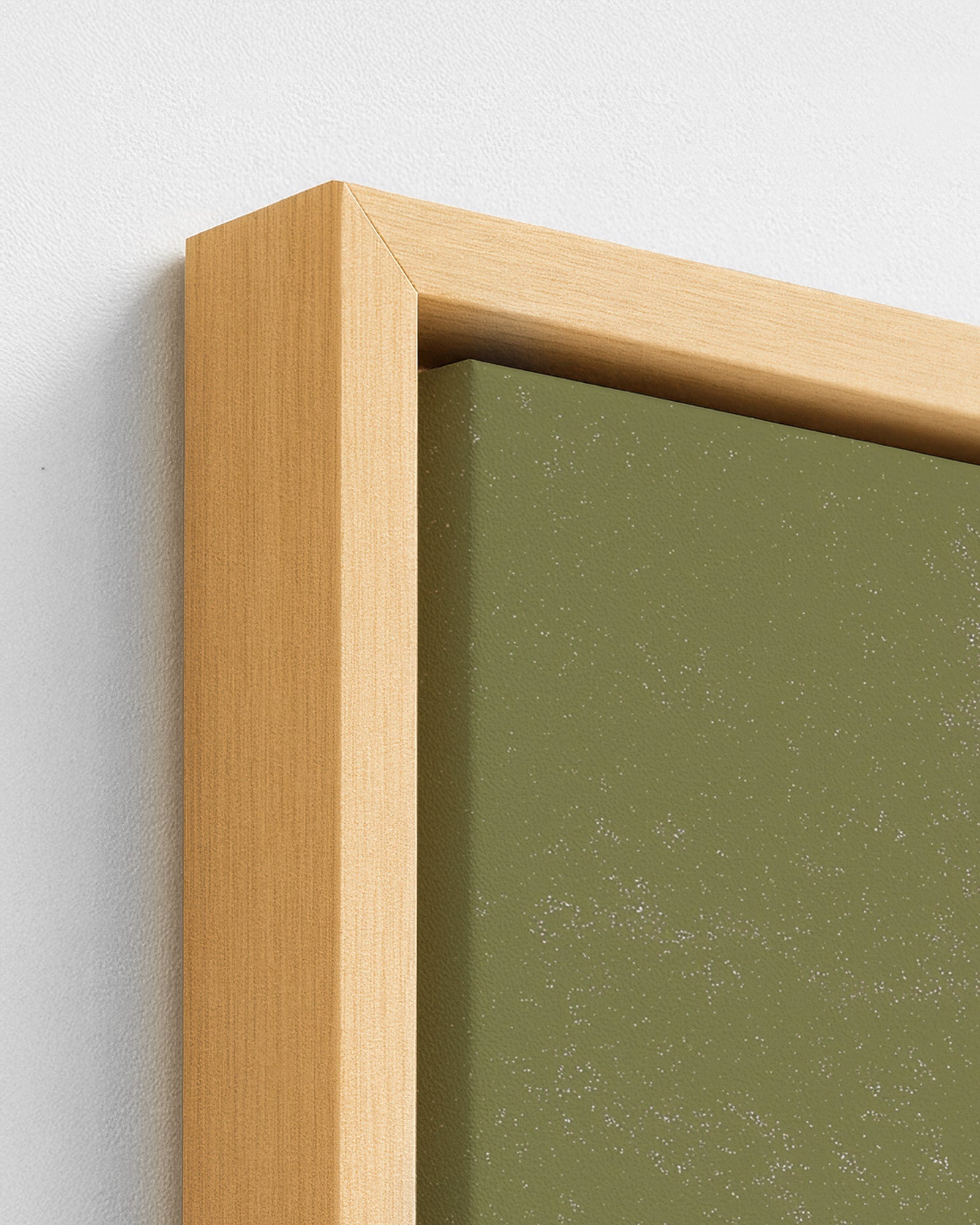 The Old Town - Wood Framed Canvas Detail