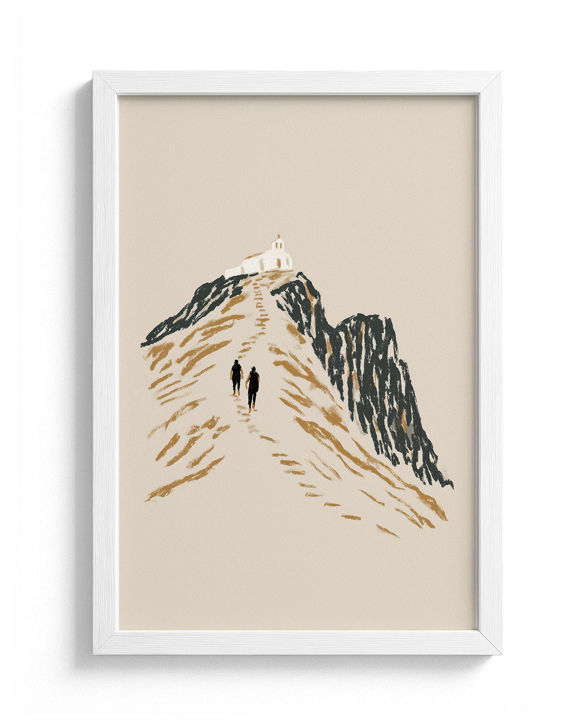 The Pilgrimage - White Frame Main