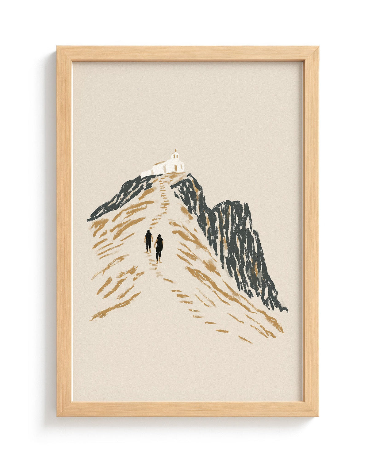 The Pilgrimage - Wood Frame