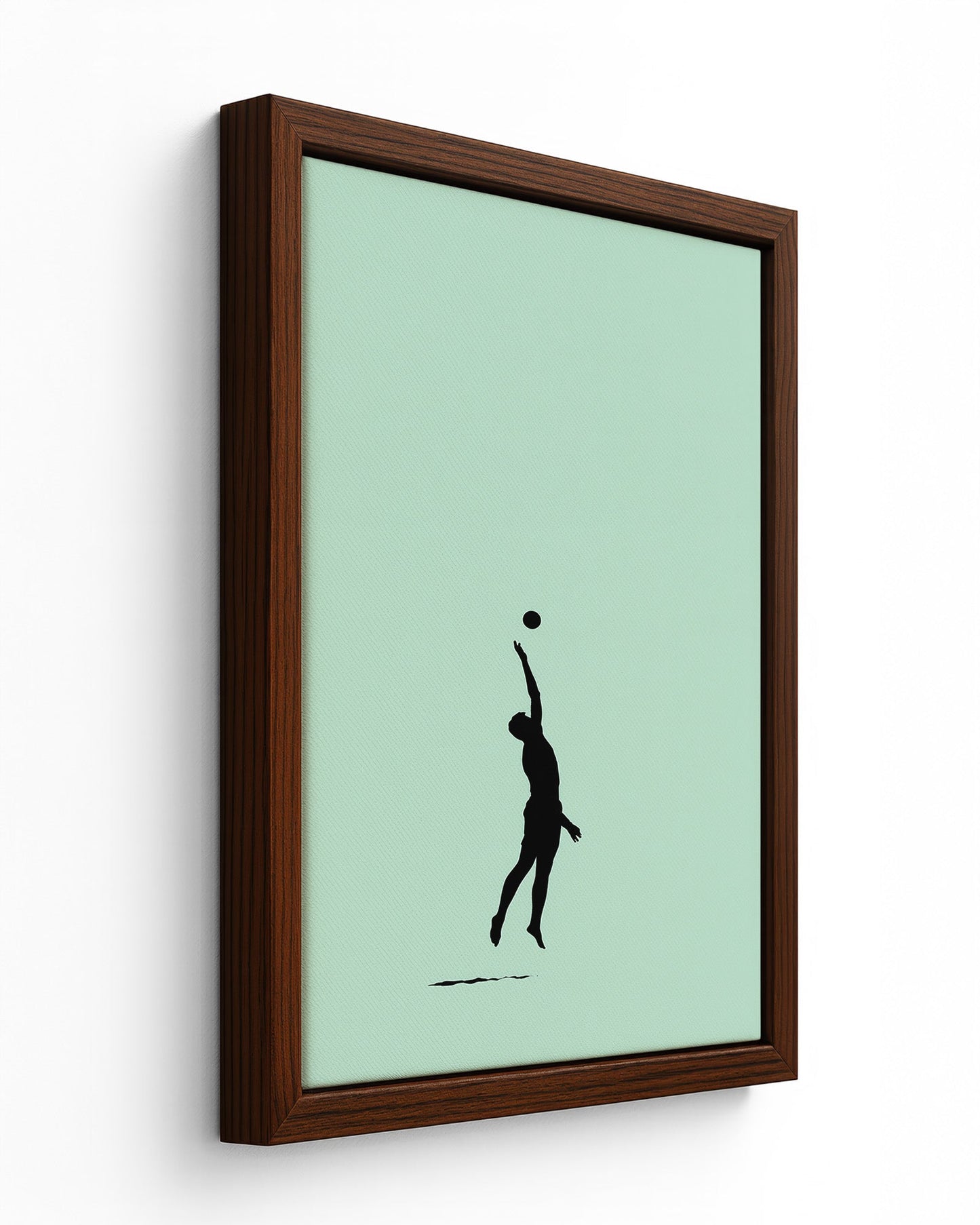 The Reach - Black Framed Canvas