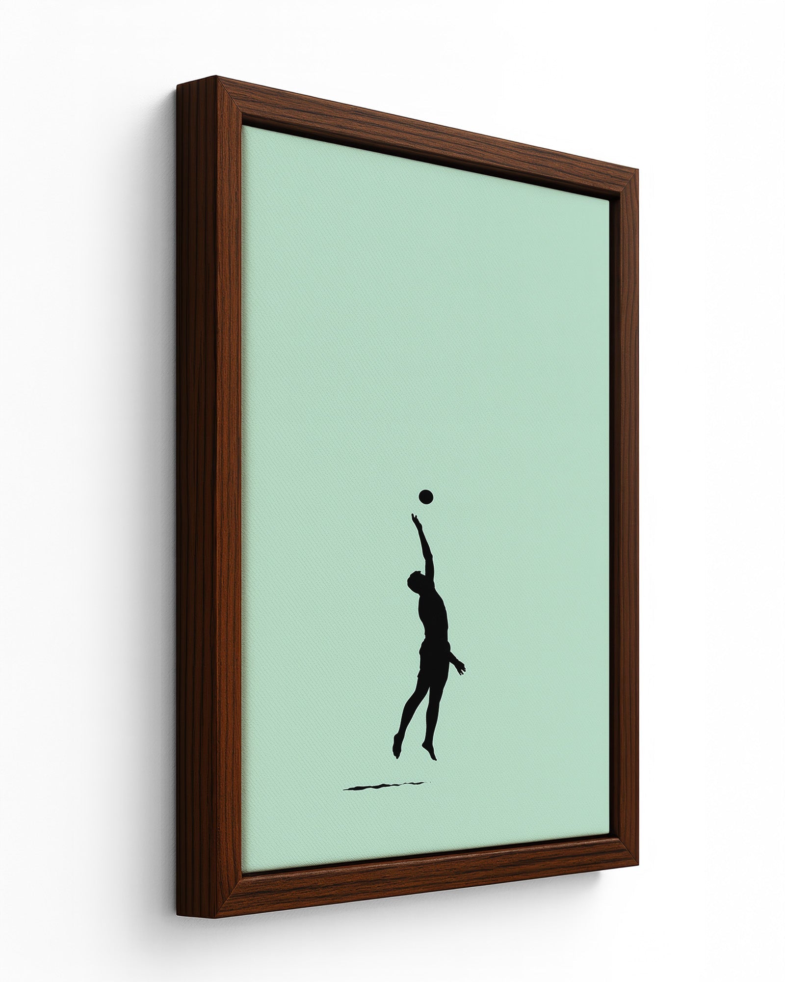 The Reach - Black Framed Canvas