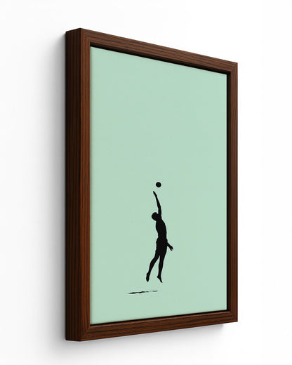 The Reach - Black Framed Canvas