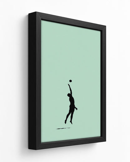 The Reach - Dark Wood Framed Canvas