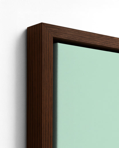 The Reach - Dark Wood Framed Canvas Detail