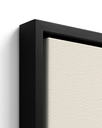 The Saveiro - Black Framed Canvas Detail