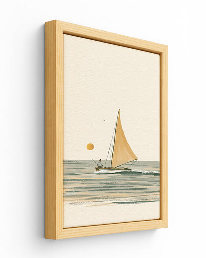 The Saveiro - Wood Framed Canvas