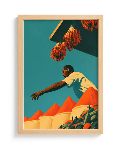 The Spice Market - Wood Frame