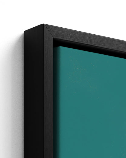 The Spice Market - Black Framed Canvas Detail