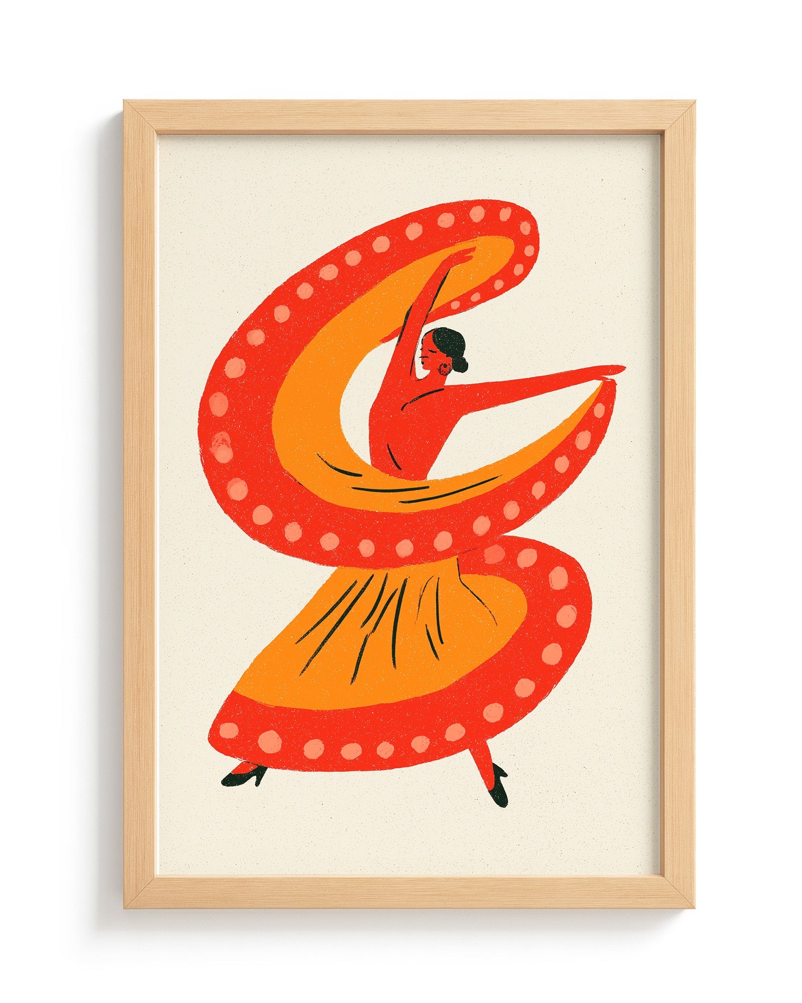 The Whirl - Wood Frame