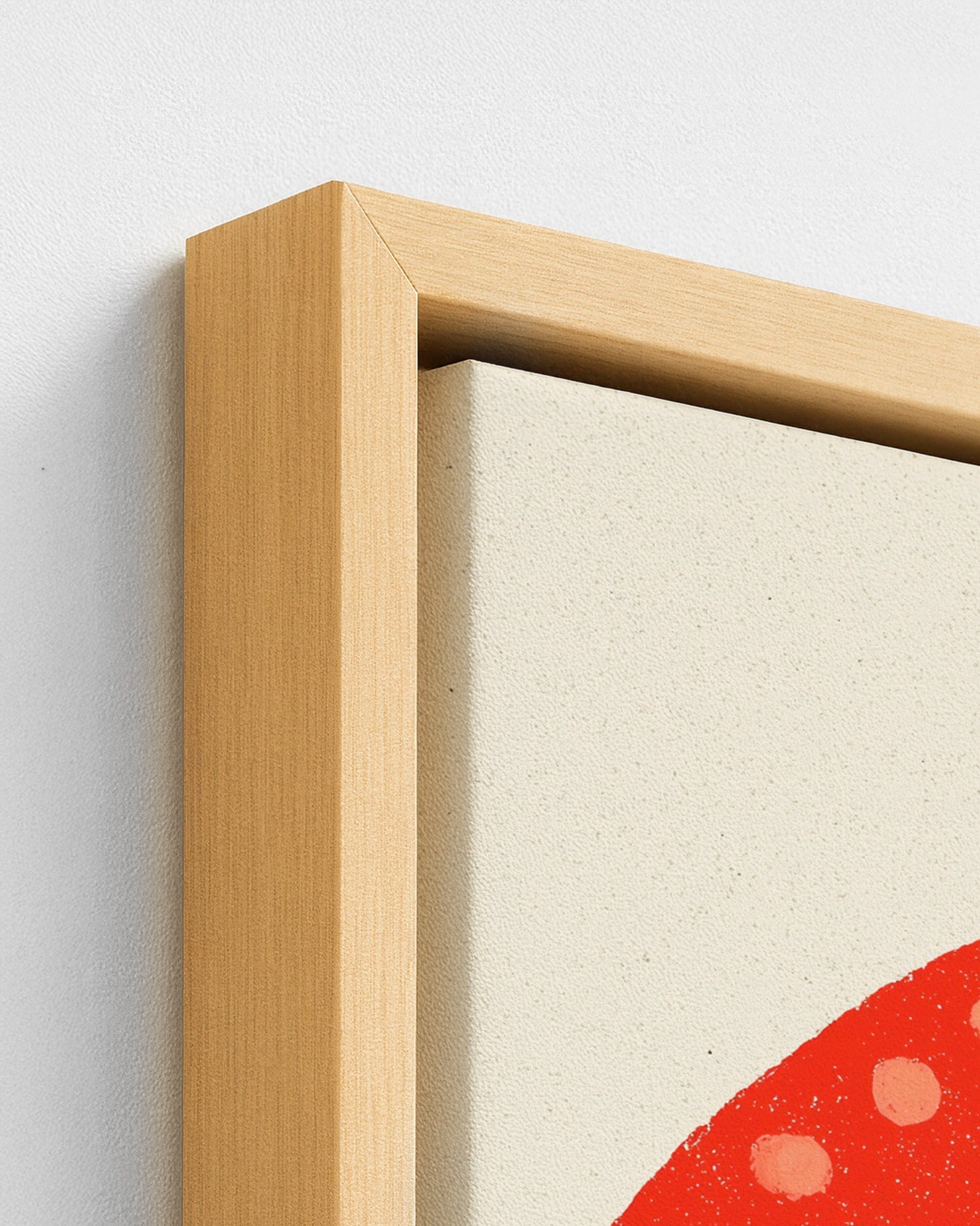 The Whirl - Wood Framed Canvas Detail