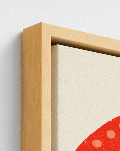 The Whirl - Wood Framed Canvas Detail