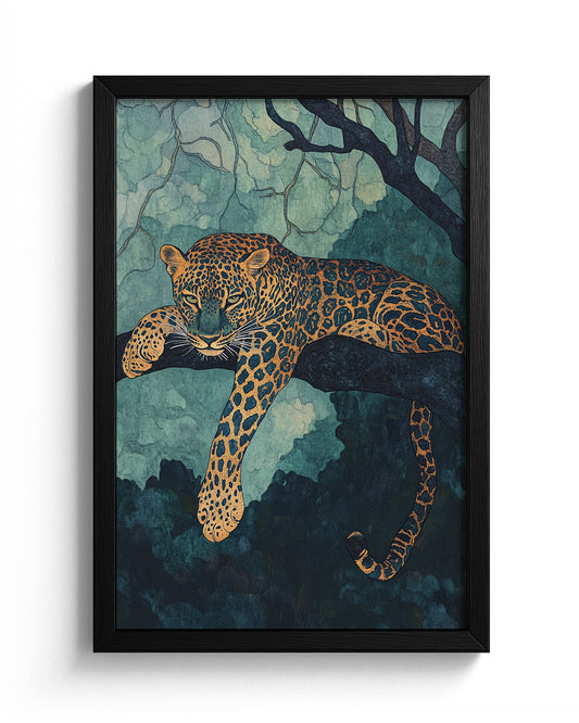 The Watchful Leopard