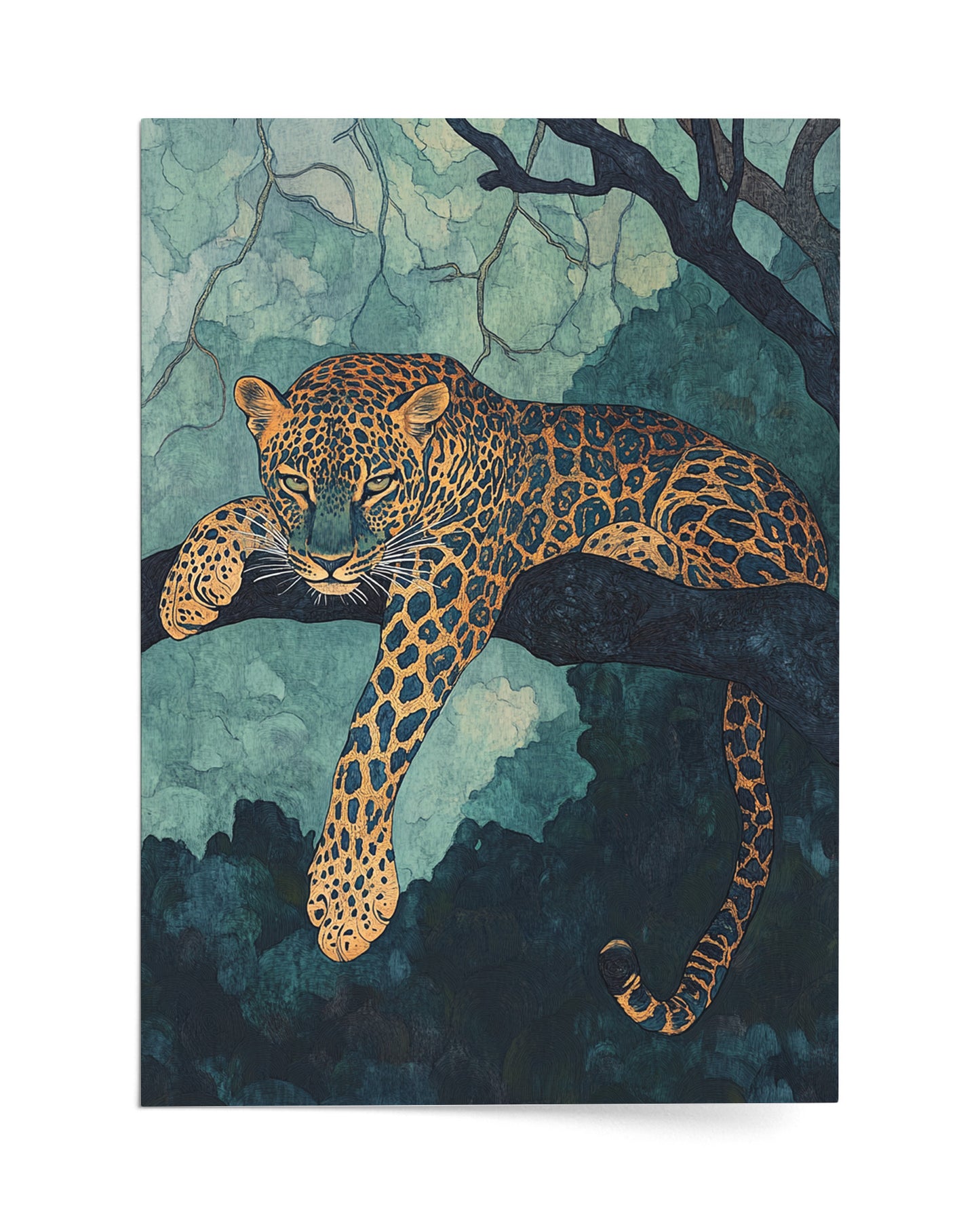 The Watchful Leopard