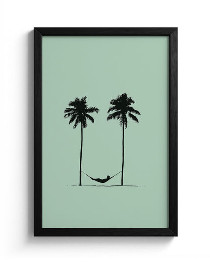 Two Palms - Black Frame Main