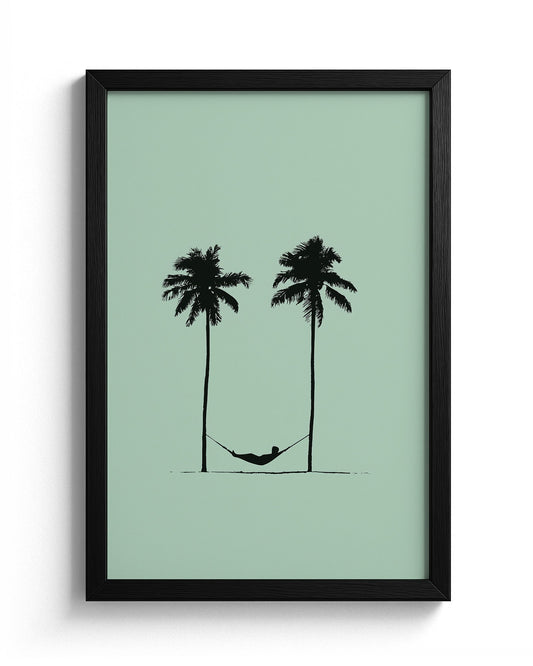 Two Palms - Black Frame Main