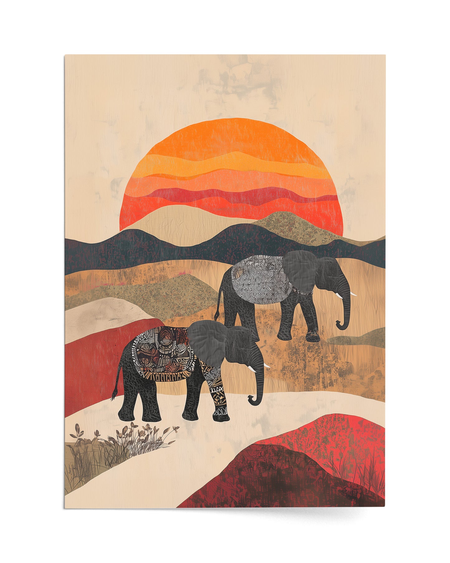 Elephants at Dawn