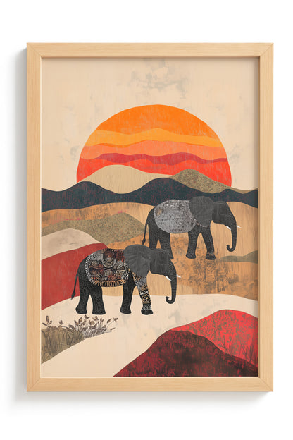 Elephants at Dawn