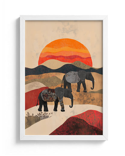 Elephants at Dawn