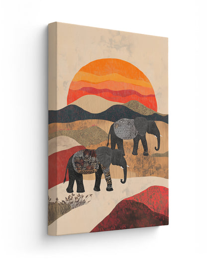 Elephants at Dawn
