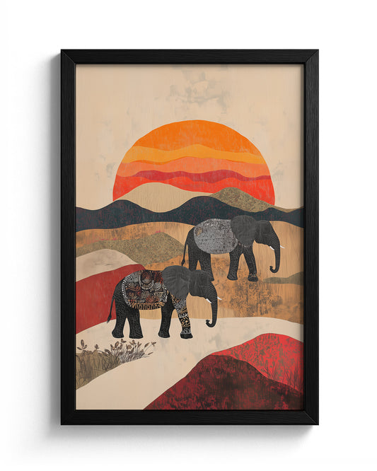 Elephants at Dawn