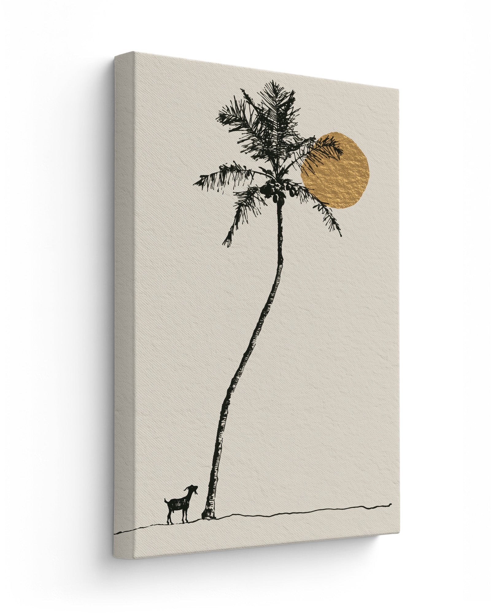 Island Goat - Thick Canvas