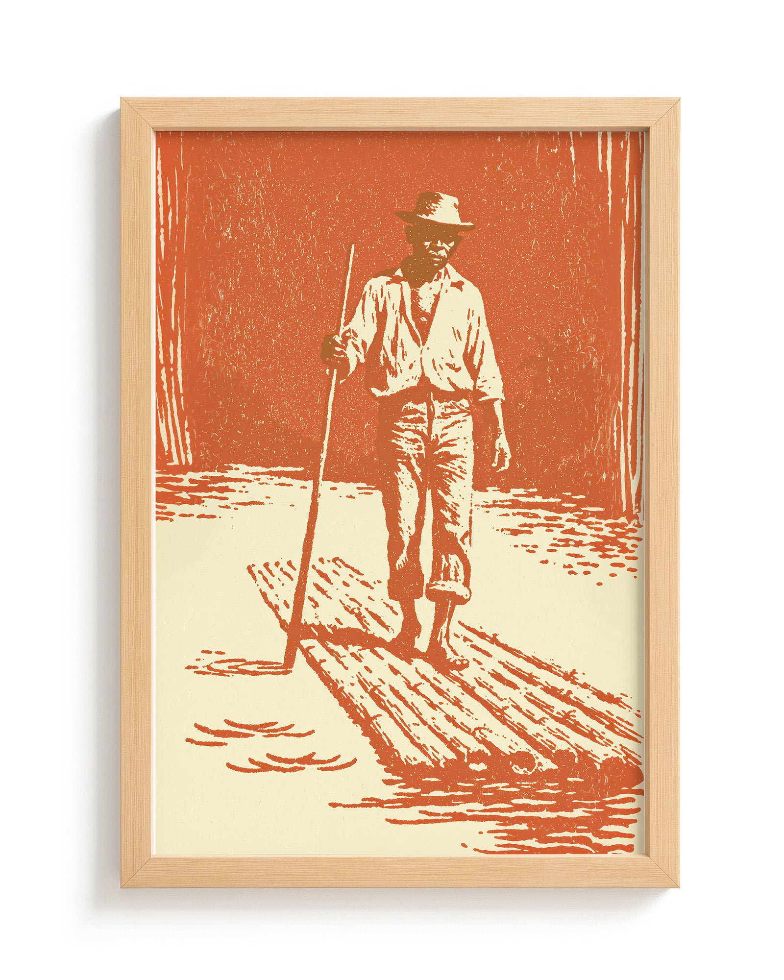 The Raftsman - Wood Frame