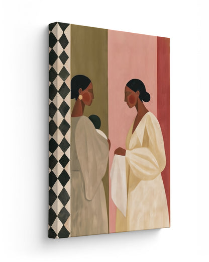 Woman to Woman - Thick Canvas