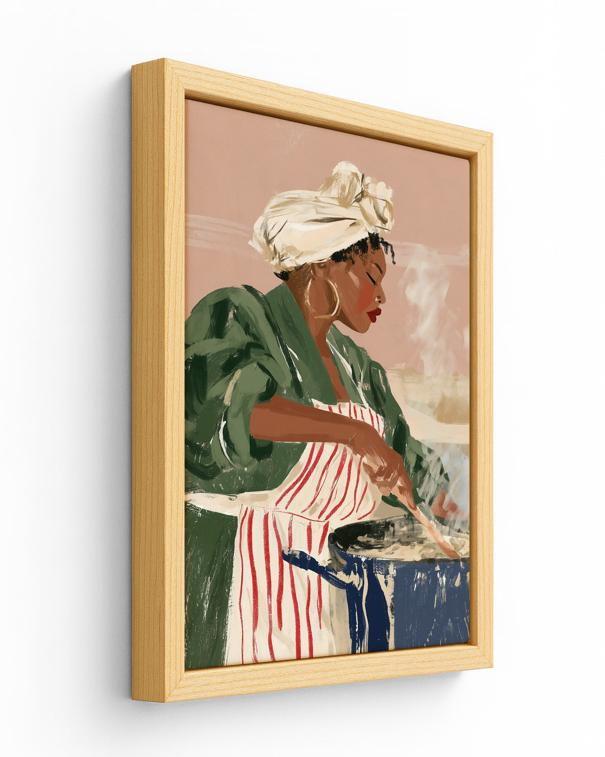 The Big Pot - Wood Framed Canvas