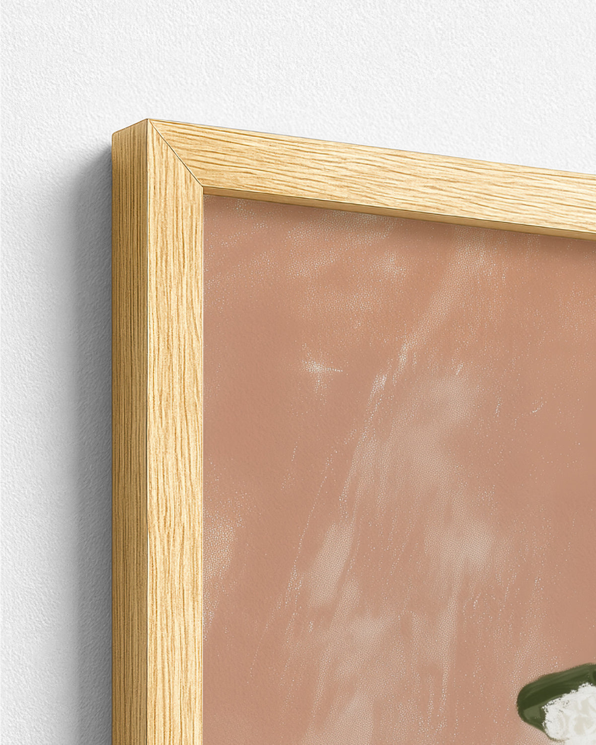 Grandma's Footsteps - Wood Frame Detail