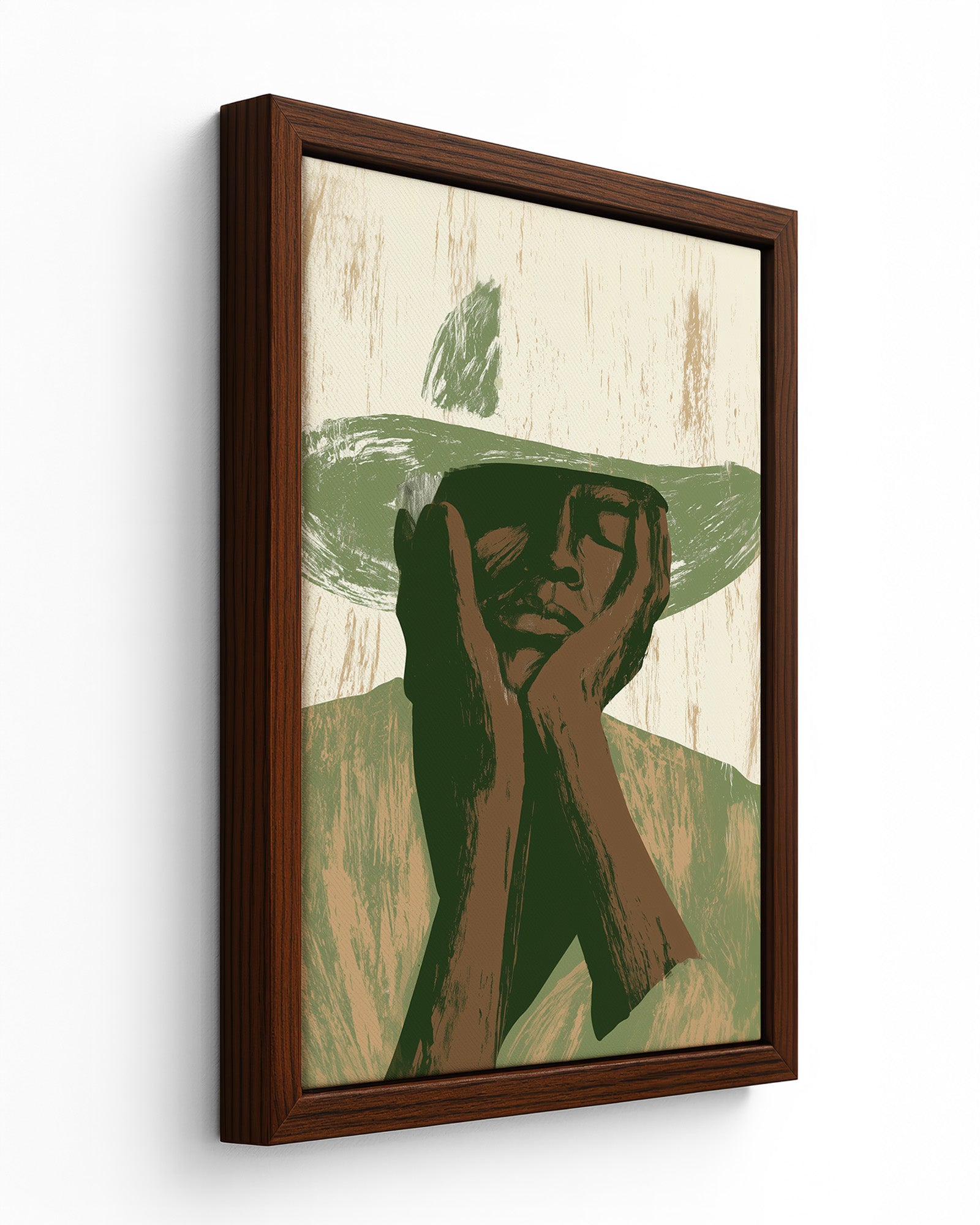 Quiet Hour - Black Framed Canvas