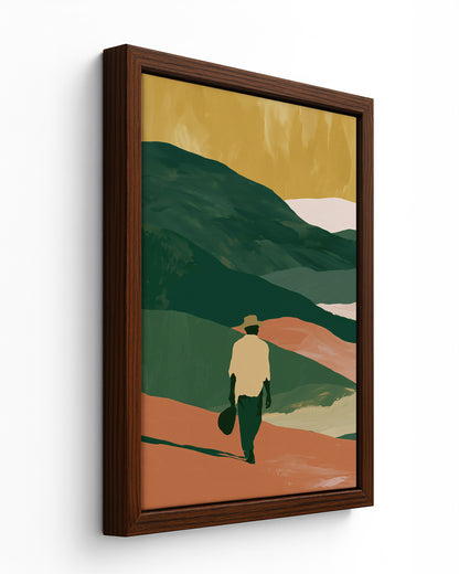 Walk Good - Black Framed Canvas