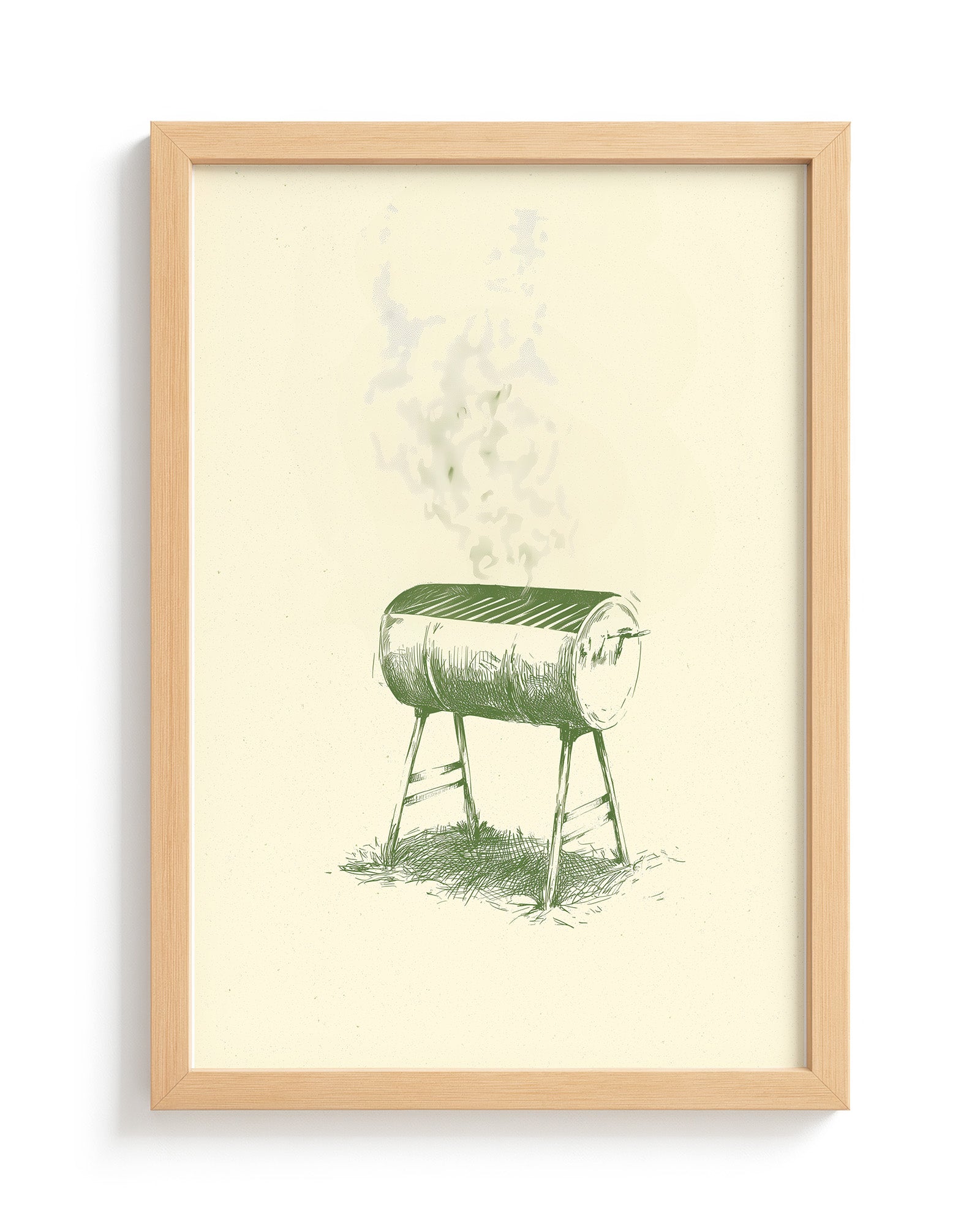 The Jerk Drum - Wood Frame