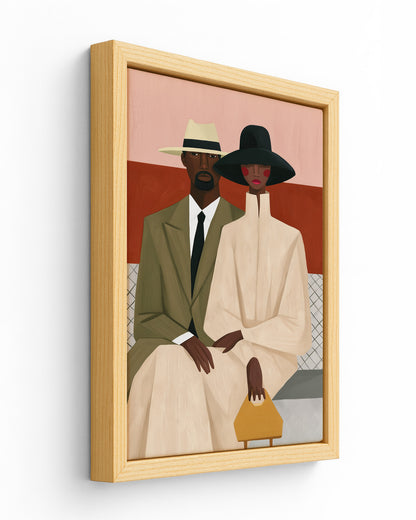 In Their Finest - Wood Framed Canvas