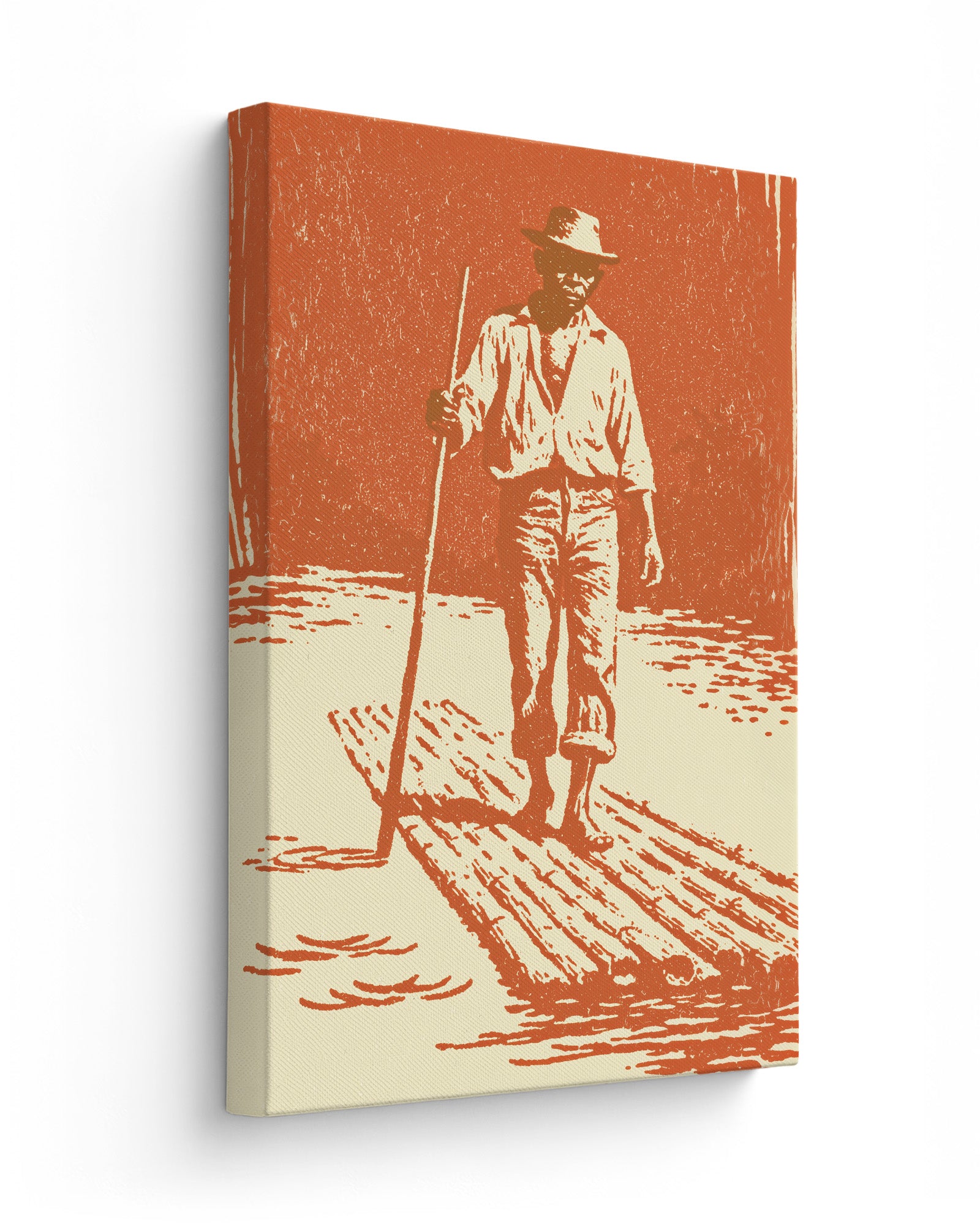 The Raftsman - Thick Canvas