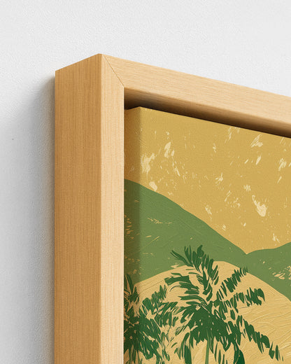 Provision Ground - Wood Framed Canvas Detail