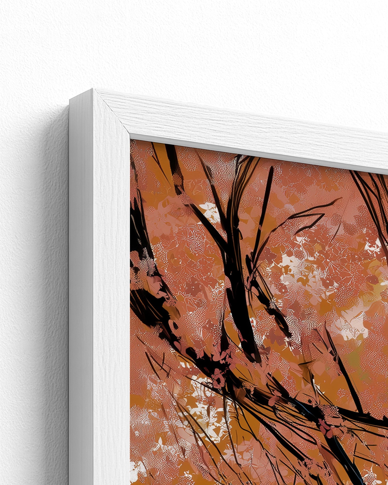 Lignum Vitae - White Frame