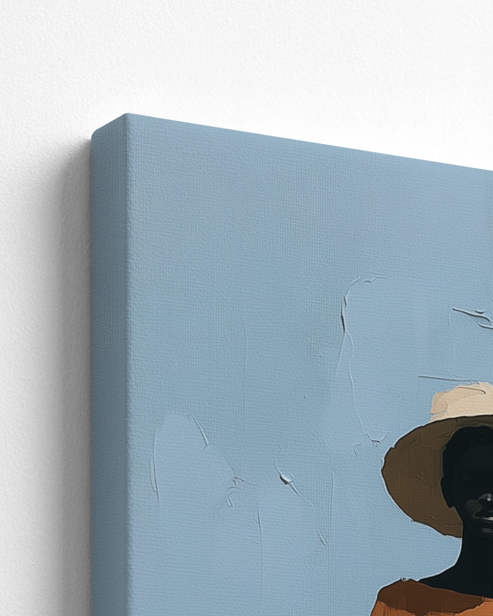To Market - Thick Canvas Detail