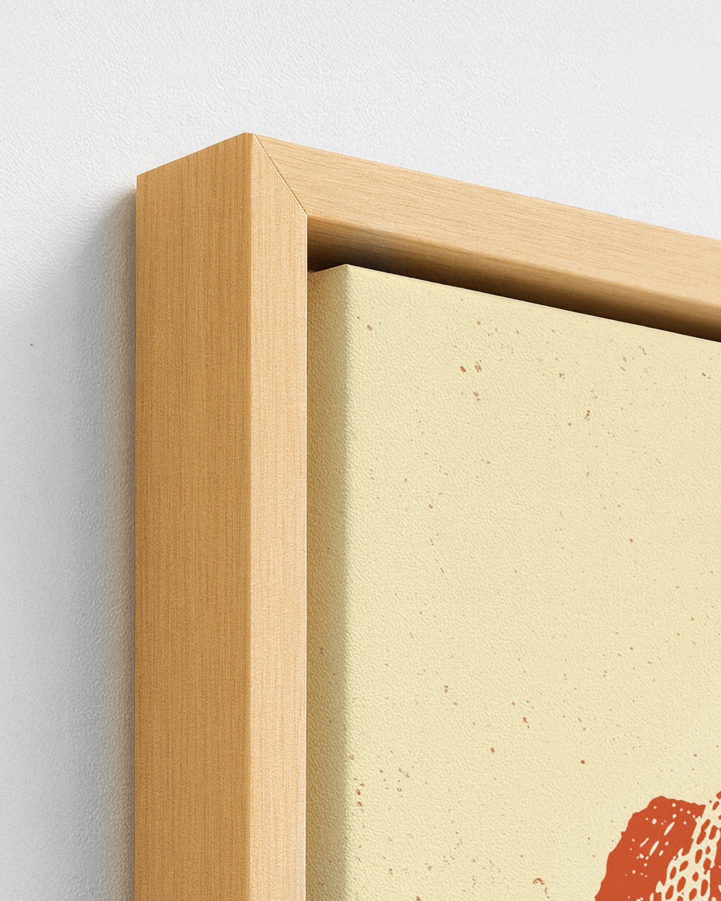 Tambourine - Wood Framed Canvas Detail