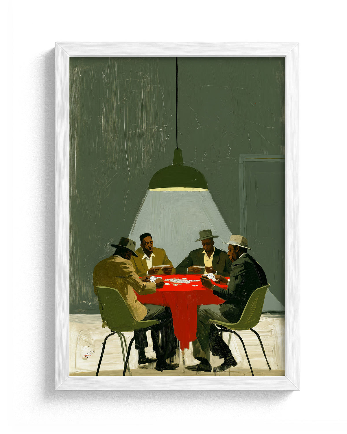 Dominoes - White Frame Main