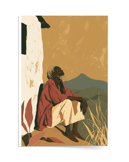 Blue Mountain Morning - Print